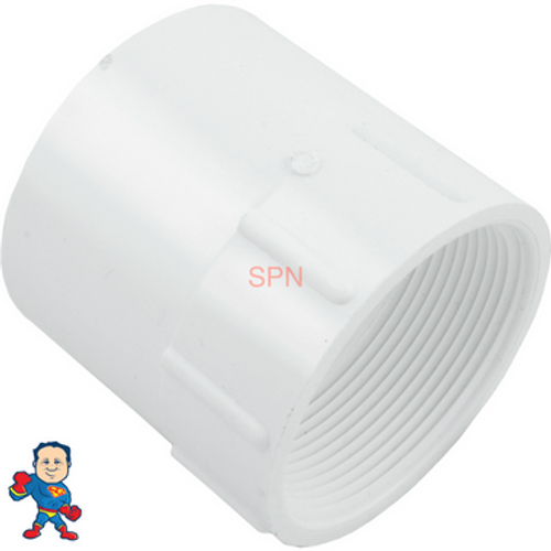 2" Female Pipe Thread X 2" Slip Coupler Plumbing PVC Fitting 2" Female Pipe Thread X 2" Slip Coupler Plumbing PVC Fitting