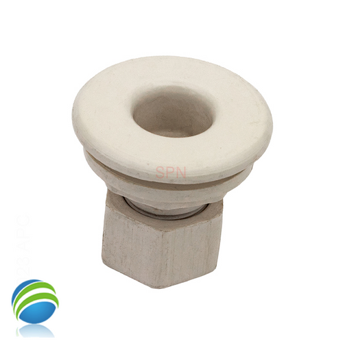 Waterway Thru-Wall Thermowell White Waterway Thru-Wall Thermowell White