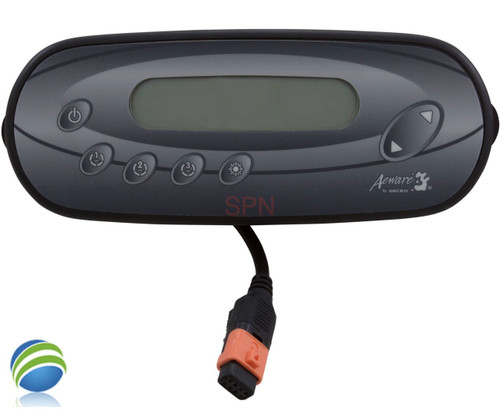 Topside Control Panel, Oval, Gulf Coast Spas LX Series 2006-2008 Topside Control Panel, Oval, Gulf Coast Spas LX Series 2006-2008