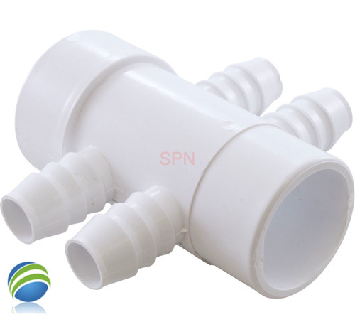 Water Manifold 1-1/2" slip x 1-1/2" spigot x (4) 3/4" barb Water Manifold 1-1/2" slip x 1-1/2" spigot x (4) 3/4" barb