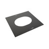 Afbeelding van een Centreerplaat 30-45° voor EW 130 mm en DW 80 mm zwart