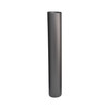 Pijp 100 cm met condensring 150 mm dikwandig staal grijs