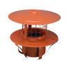 Regenkap met gaas voor schoorsteenpot EW 200 mm terracotta