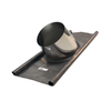 Dakplaat lood 30-45° Ø 225 mm