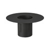 Unifitter Rond diameter 150 mm dikwandig staal zwart
