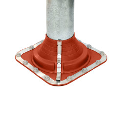 Silicone dakdoorvoer T.B.V. renovatie rood Silicone dakdoorvoer T.B.V. renovatie rood