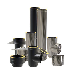 Dubbelwandige rookkanalen