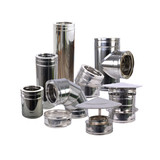 Huismerk 150 mm dubbelwandig