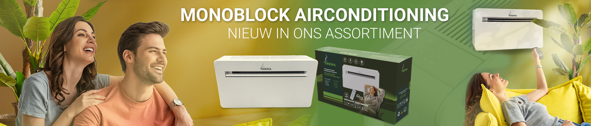 Monoblock airconditioning nieuw in het assortiment