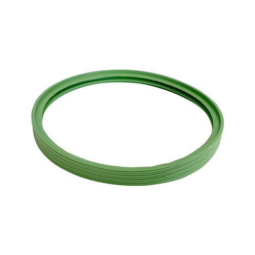  Siliconenring groen diameter 125 mm Enkelwandig RVS
