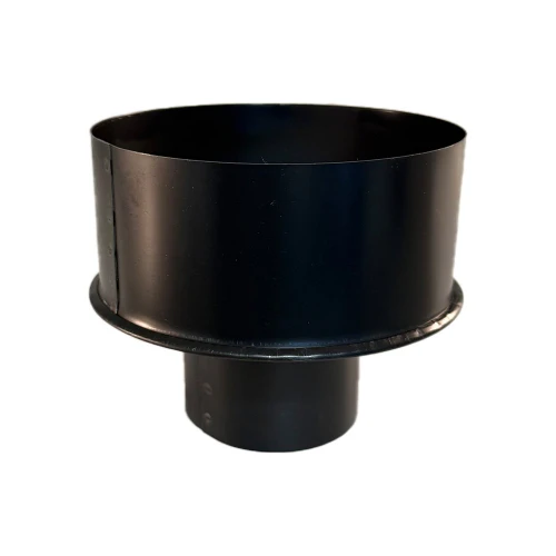 Blauw gegloeid verloop 150 mm inw -80 mm uitw