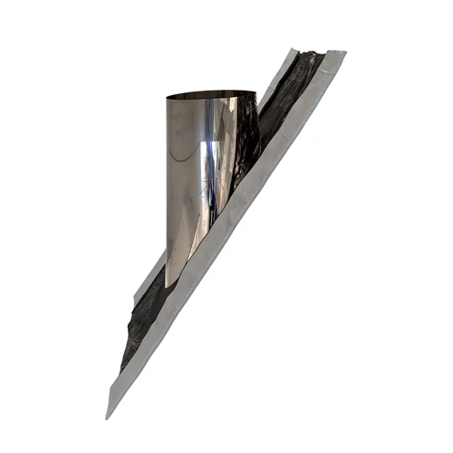 Dakplaat met loodvervanger 45-60° Ø 130 mm