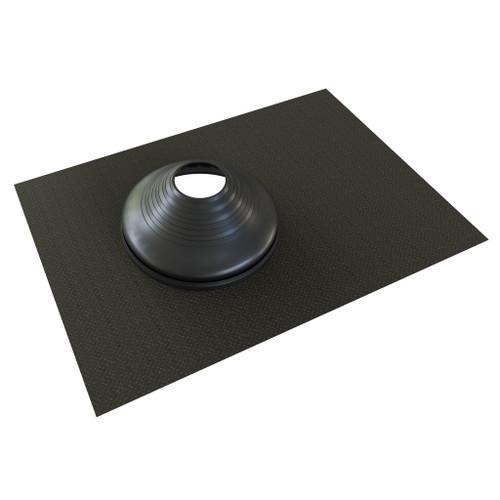 Flexibele EPDM dakdoorvoer 50-170 mm zwart