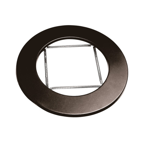 Rozet Ø 120 mm Dikwandig staal zwart | Heating World