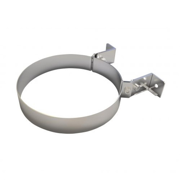Muurbeugel verstelbaar van 5-8 cm diameter 250 mm Enkelwandig RVS Muurbeugel verstelbaar van 5-8 cm diameter 250 mm Enkelwandig RVS