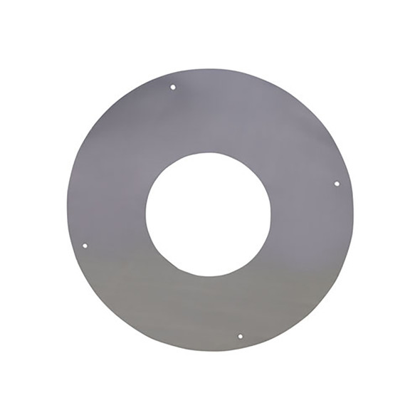 Afbeelding van rozet 0° rond 12,5 cm voor EW 130 mm en DW 80 mm