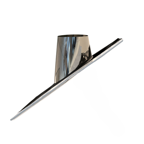 Dakplaat met loodvervanger 20-45° Ø 130 mm