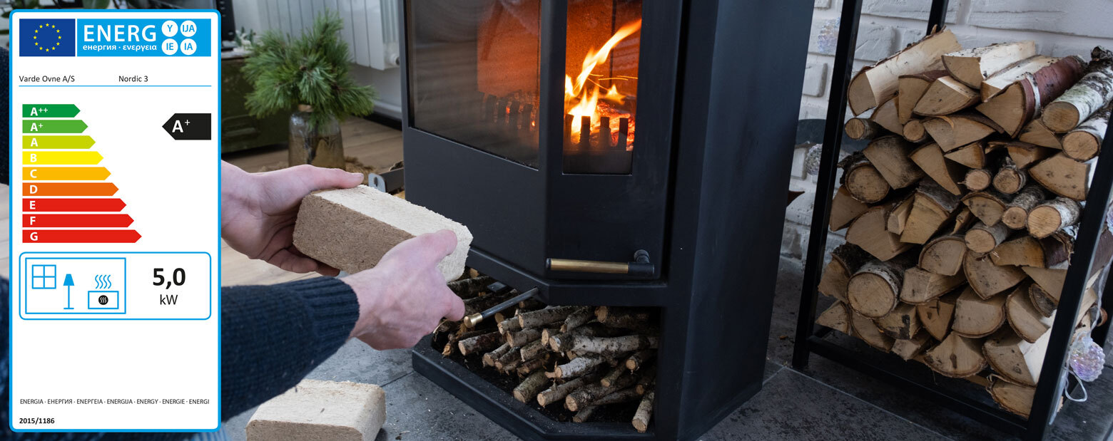 pelletkachel hout energie label A+