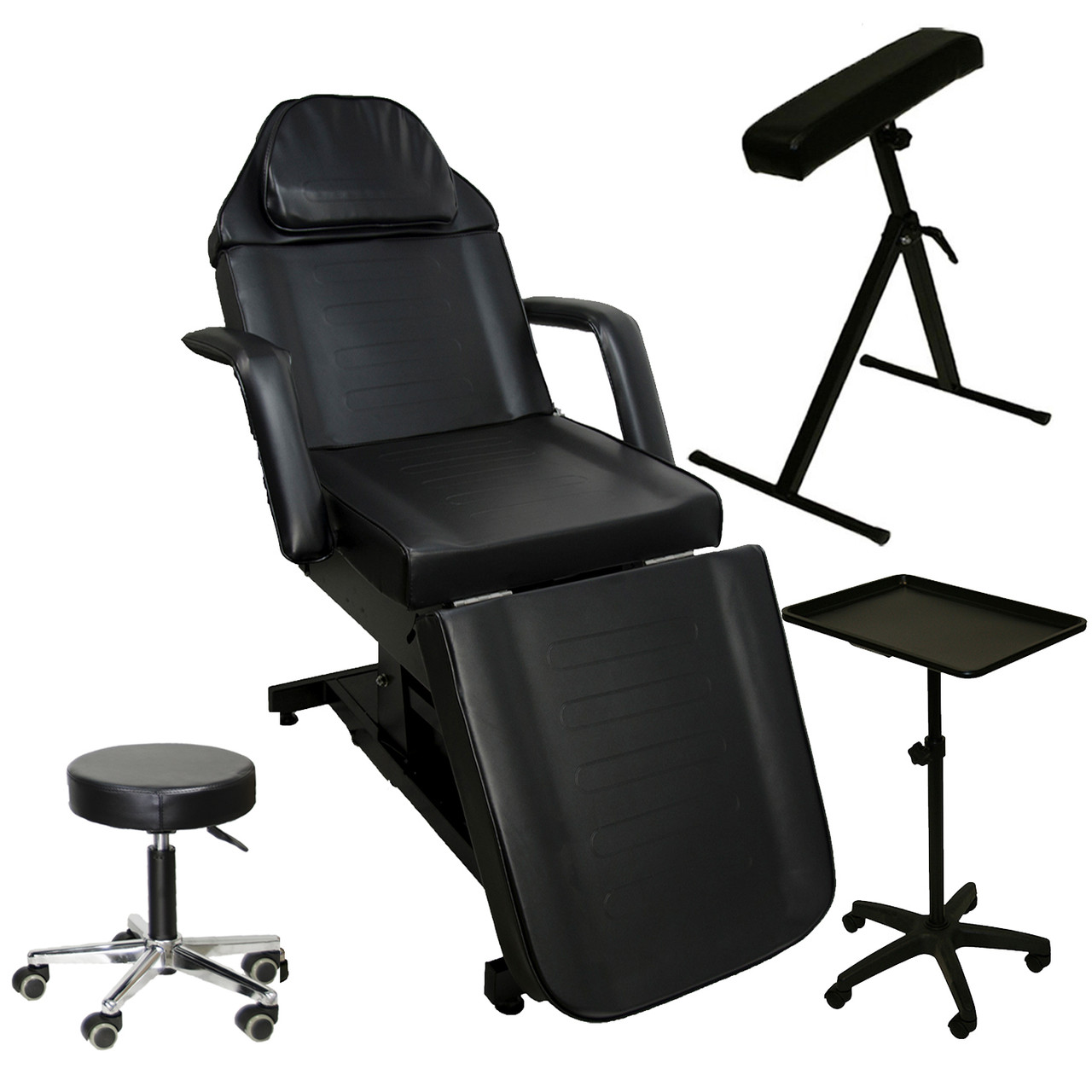 Costway 73'' Portable Tattoo Parlor Spa Salon Facial Bed Beauty Massage  Table Chair - Walmart.com