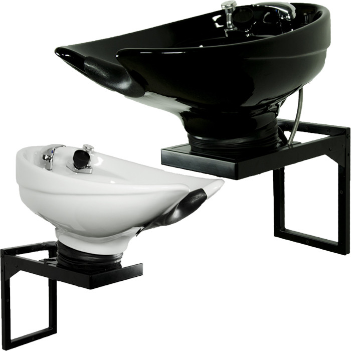 Ceramic Wall Mount Bowl (Blk or Wht) LCL Beauty