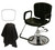 Black Reclining Styling Chair
