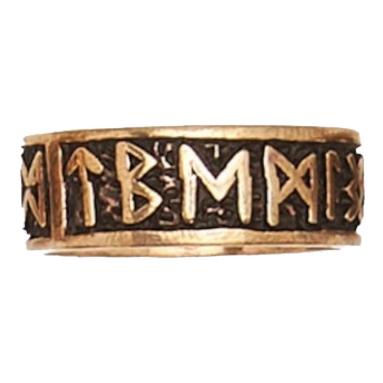 Runic Band Bronze Ring Aaron's Alley