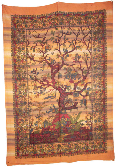 Handloom Tree of Life Single Tapestry