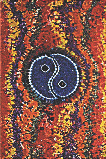 Tie Dye Yin Yang Single Tapestry