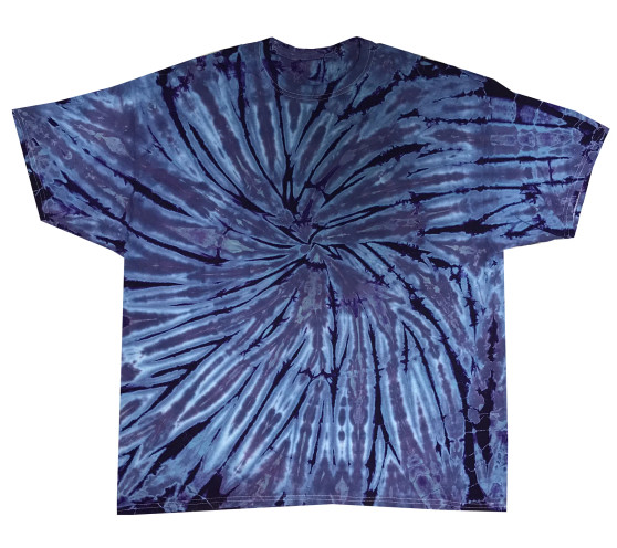 Navy Spiral Tie Dye T-Shirt