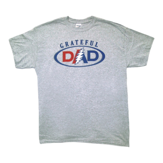 Grateful Dad Grey T-Shirt