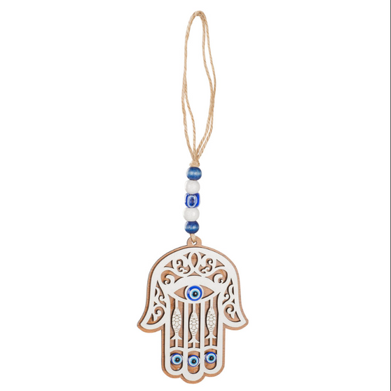 Wood Hamsa Wall Hanging