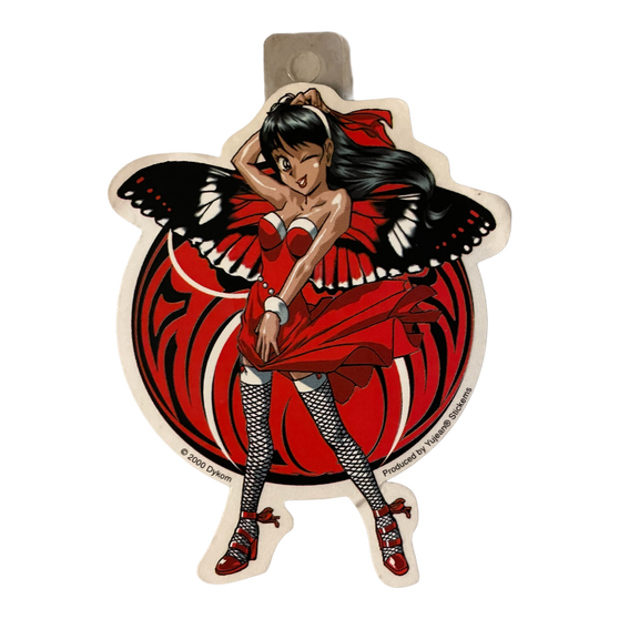 Red Fairy Sticker