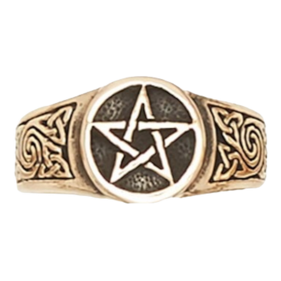 Pentacle Bronze Ring