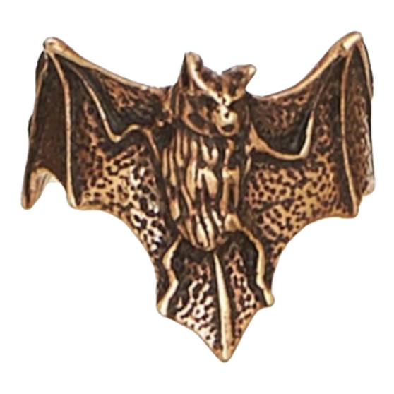 Bat Bronze Ring