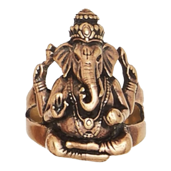 Ganesha Bronze Ring