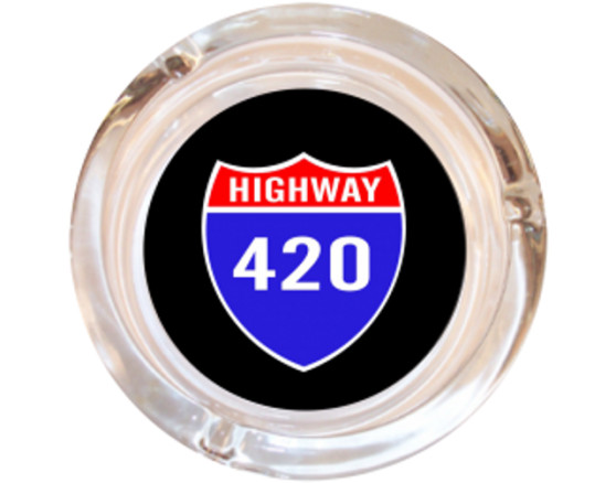 4.25in Glass Ashtrays