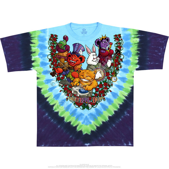 Wonderland Jamband Tie Dye T-Shirt