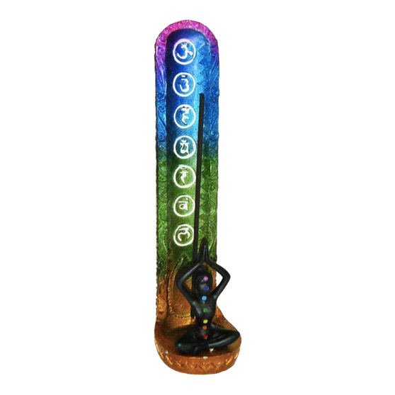 PB2838 Yoga 7 Chakras Incense Burners