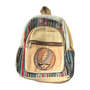 Hemp Cotton Patchwork Mini Backpack w/SYF Print