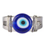 Wide Evil Eye Adj. Ring