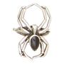 Sterling Silver Black Widow Spider Ring