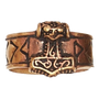Runic Band Thor's Hammer Bronze Ring
