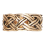 Hollow Celtic Weave Bronze Ring