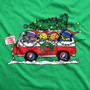 Steal Your Christmas Tree Green Athletic T-Shirt
