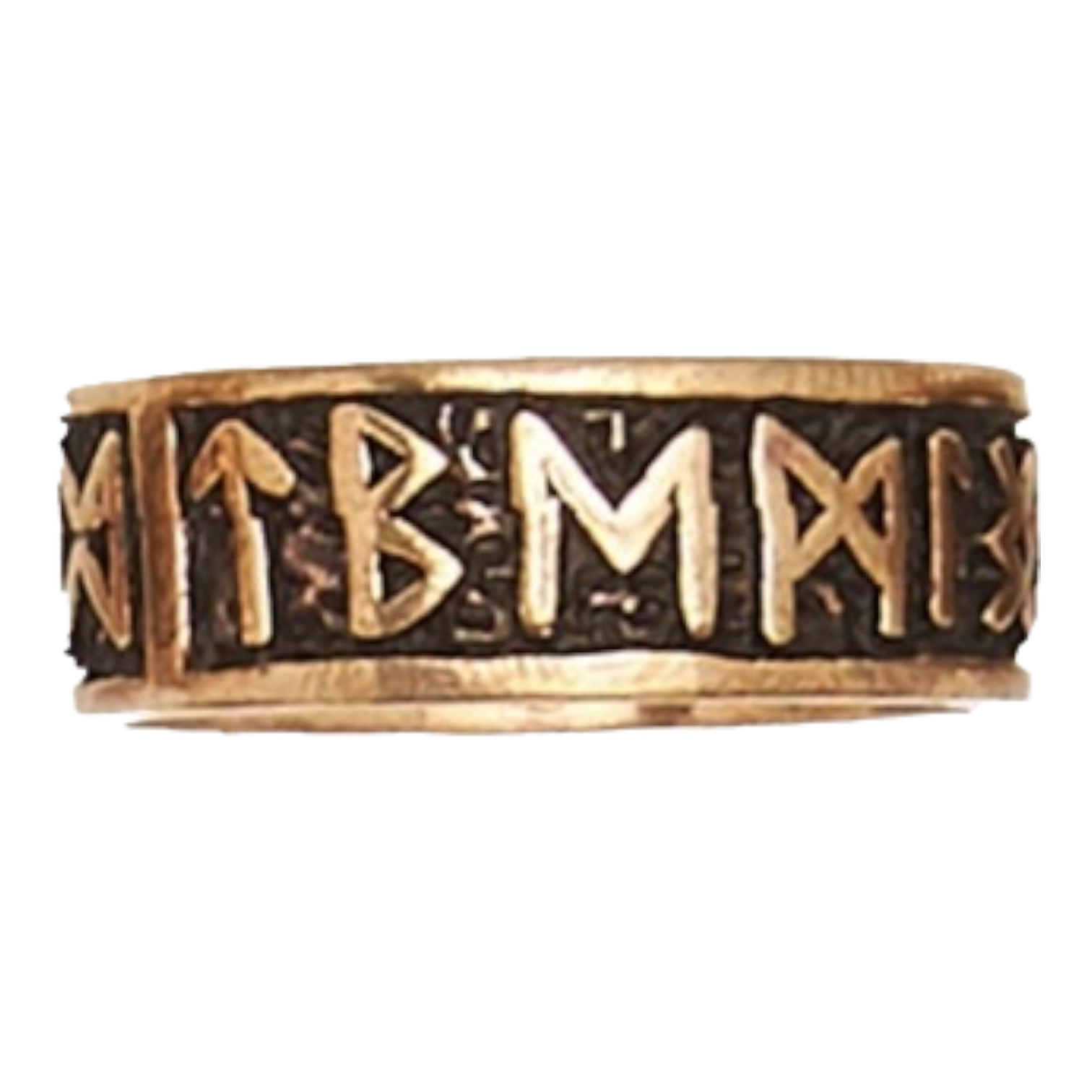 Runic Band Bronze Ring Aaron's Alley