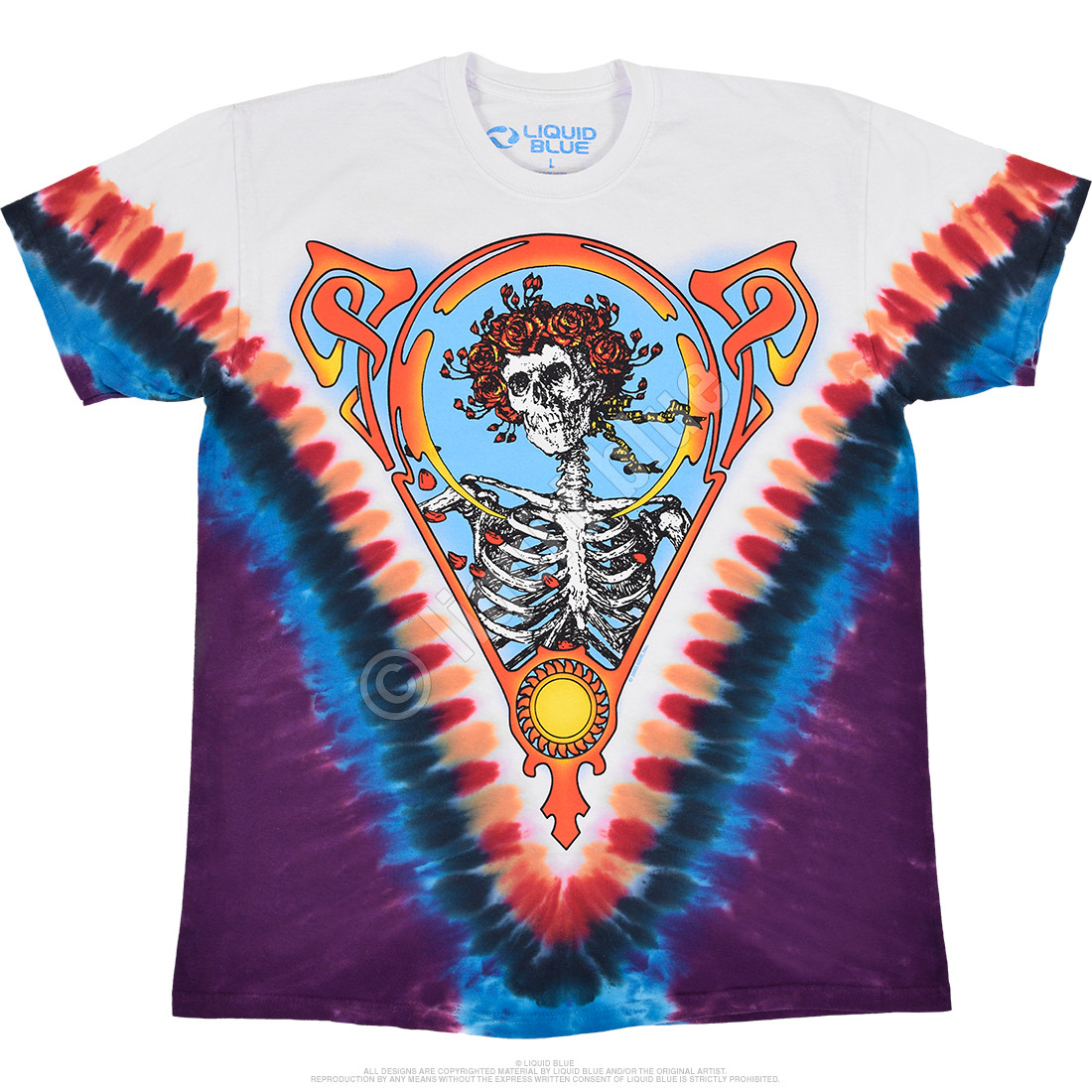 Grateful Dead Carpet Ride Tie Dye T-Shirt SM