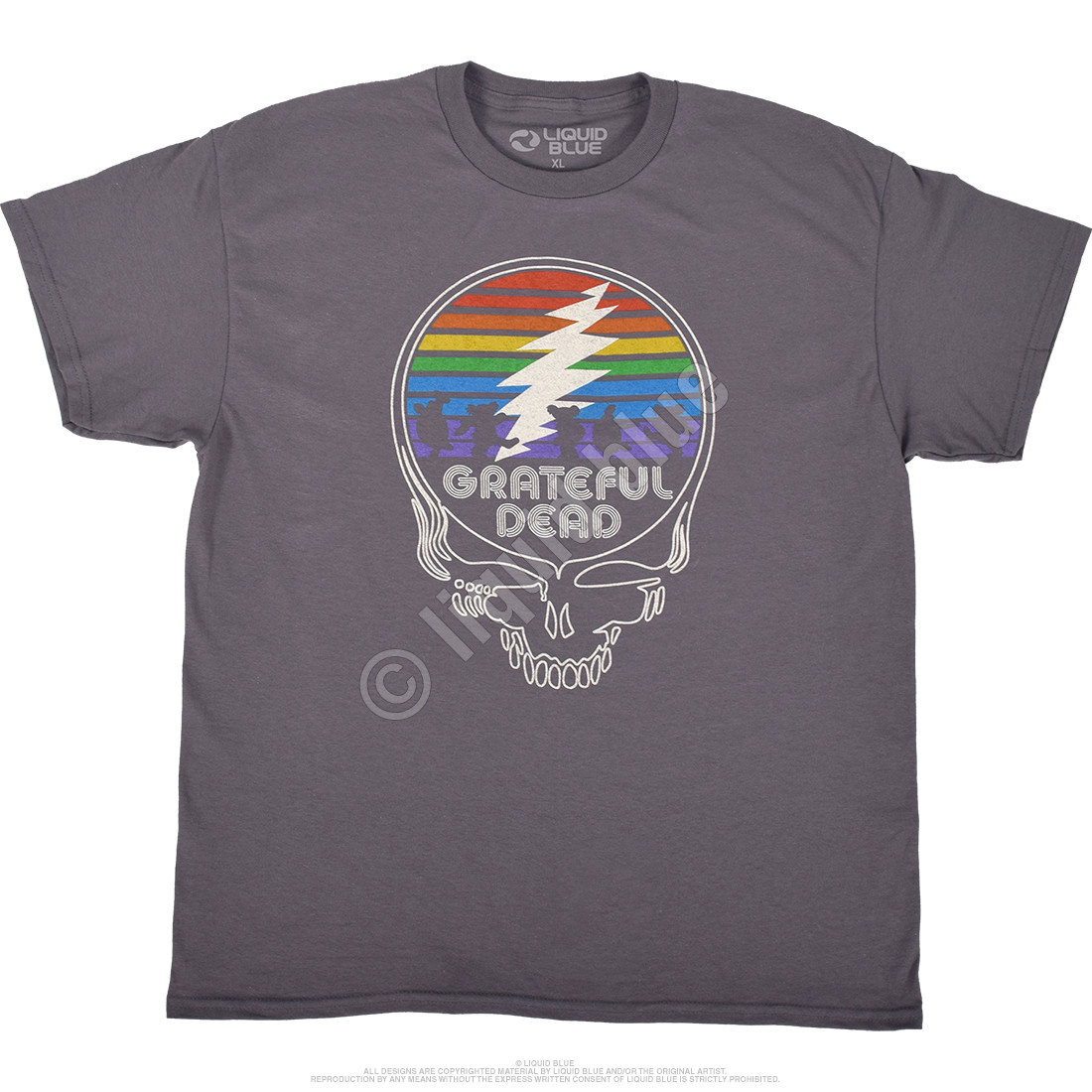 Grateful Dead Airbrush SYF Bear White T-Shirt