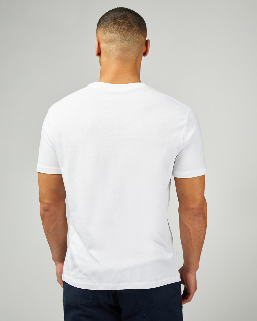 Signature Target Tee in White