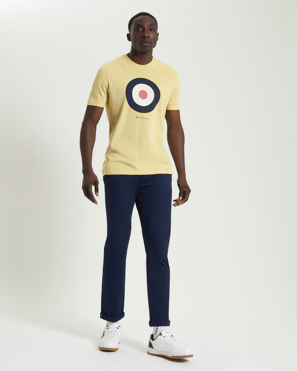Signature Target Tee in Corn