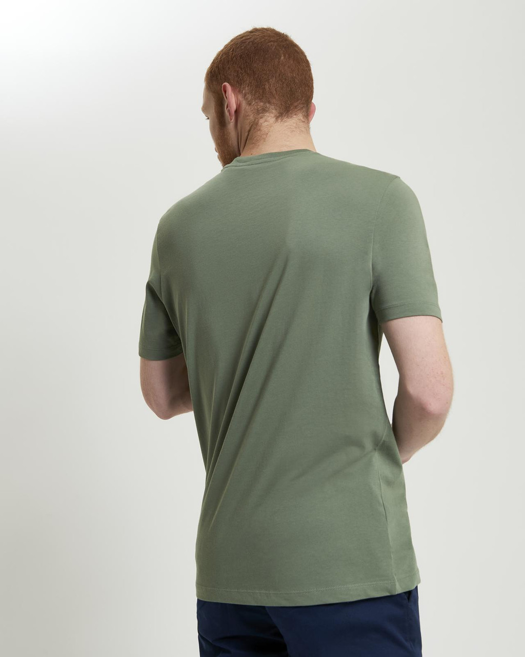 Signature Target Tee in Pale Khaki